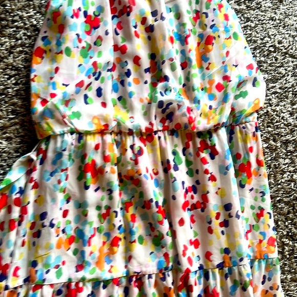 Julia Jordan Print Belted Tiered Maxi Dress Size 8‎ - Picture 11 of 16